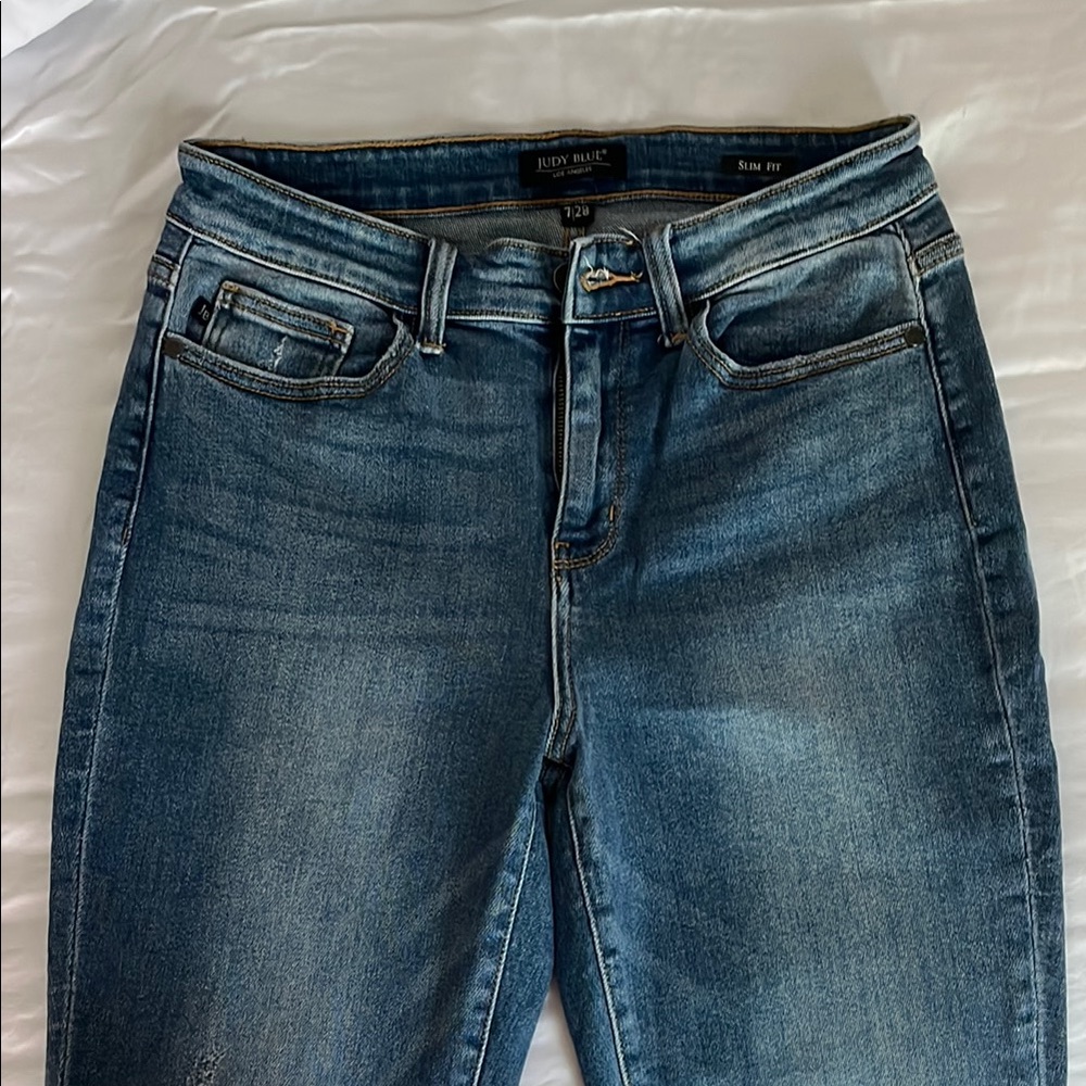 Judy Blue Women's Blue Slim Fit Jeans